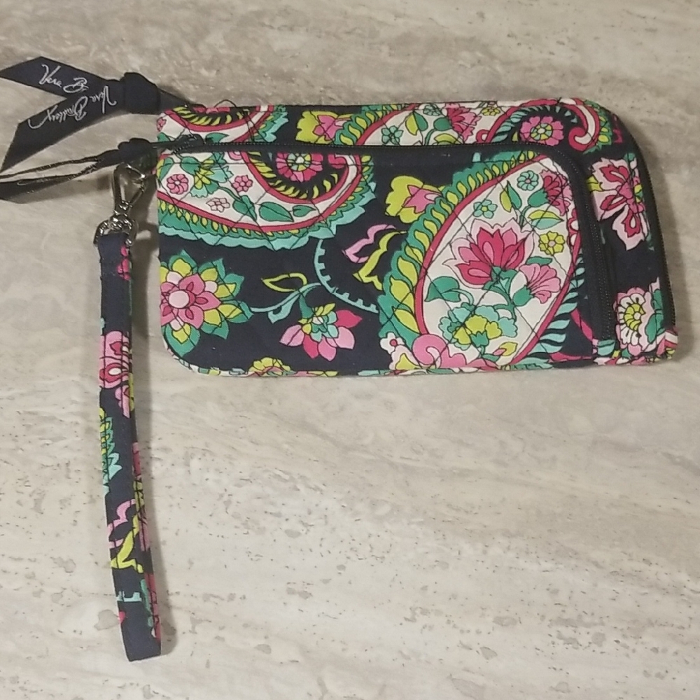 Vera Bradley Multicolor Floral Wristlet